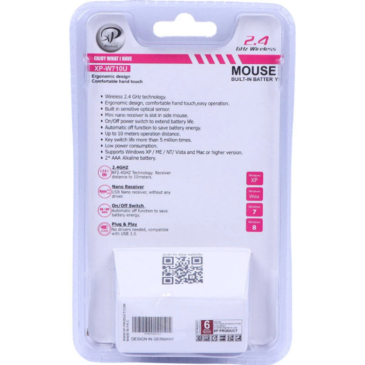 موس بیسیم XP Product مدل XP-W710U
