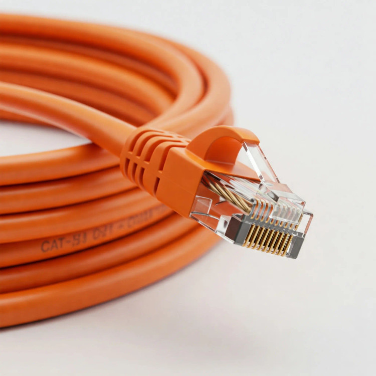 کابل شبکه Cat6 UTP Enet مدل 5 متری | کابل LAN پرسرعت با کانکتور RJ45
