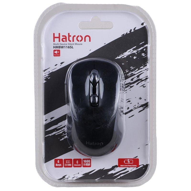 ماوس بیسیم بلوتوثی Hatron مدل HMWB-116SL سایلنت، 1600 DPI